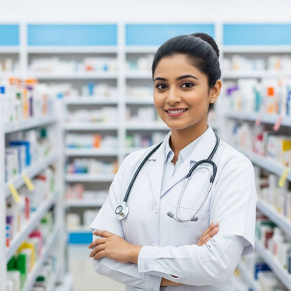 confident-young-indian-female-pharmacist-pharmacy