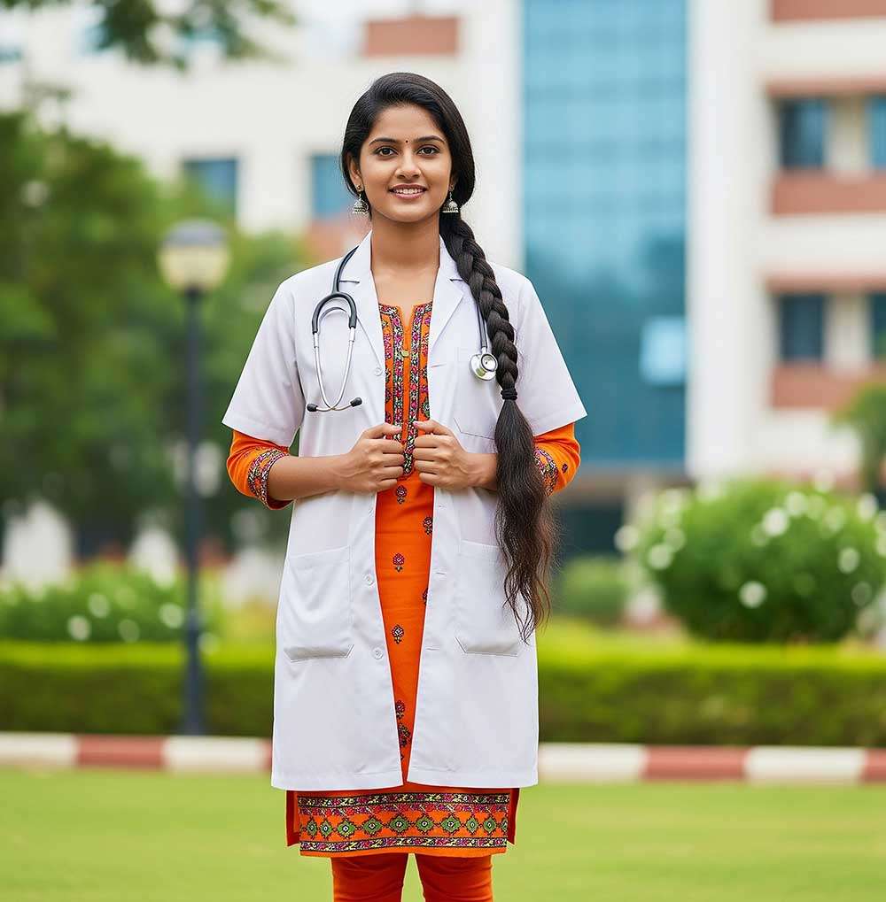 medical-student-white-coat-campus-indian-female-medical-student-standing-confidently